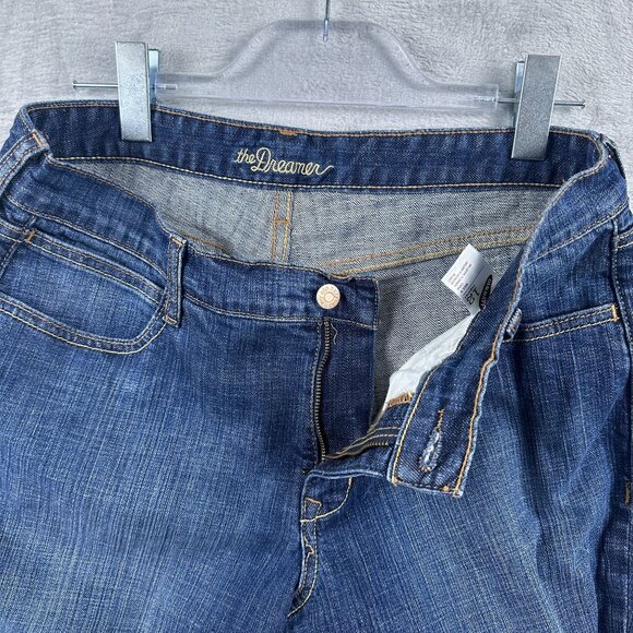 Old Navy Boot Cut Leg Jeans The Dreamer Stretch Womens Blue Size 12 Regular - Picture 4 of 10